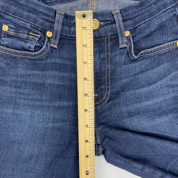 7 FOR ALL MAN KIND KARAH Bootcut Short inseam size 24 - Picture 5 of 10